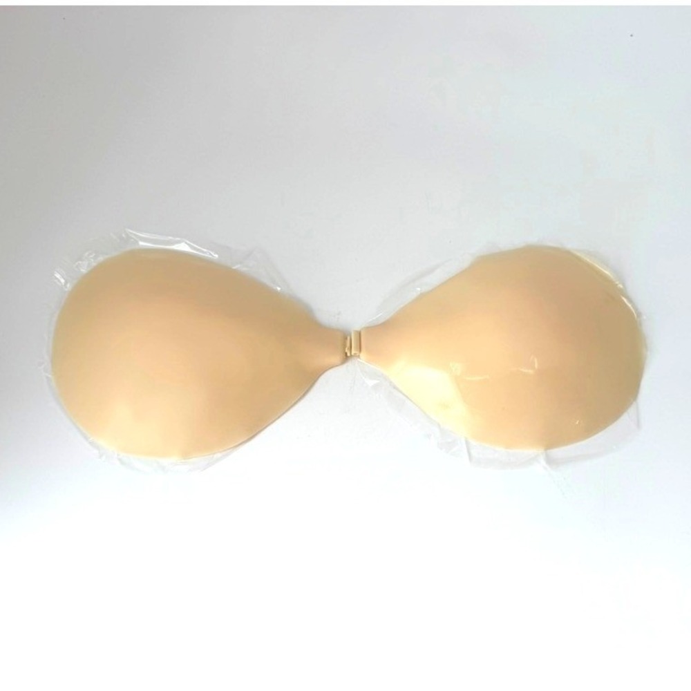 BOOMBA Invisibra Sand Size B Ultra-Thin Silicone Adhesive Strapless Backless
